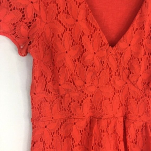 Leifnotes Anthropolgie Dogflora Midi Lace Dress - Picture 4 of 7